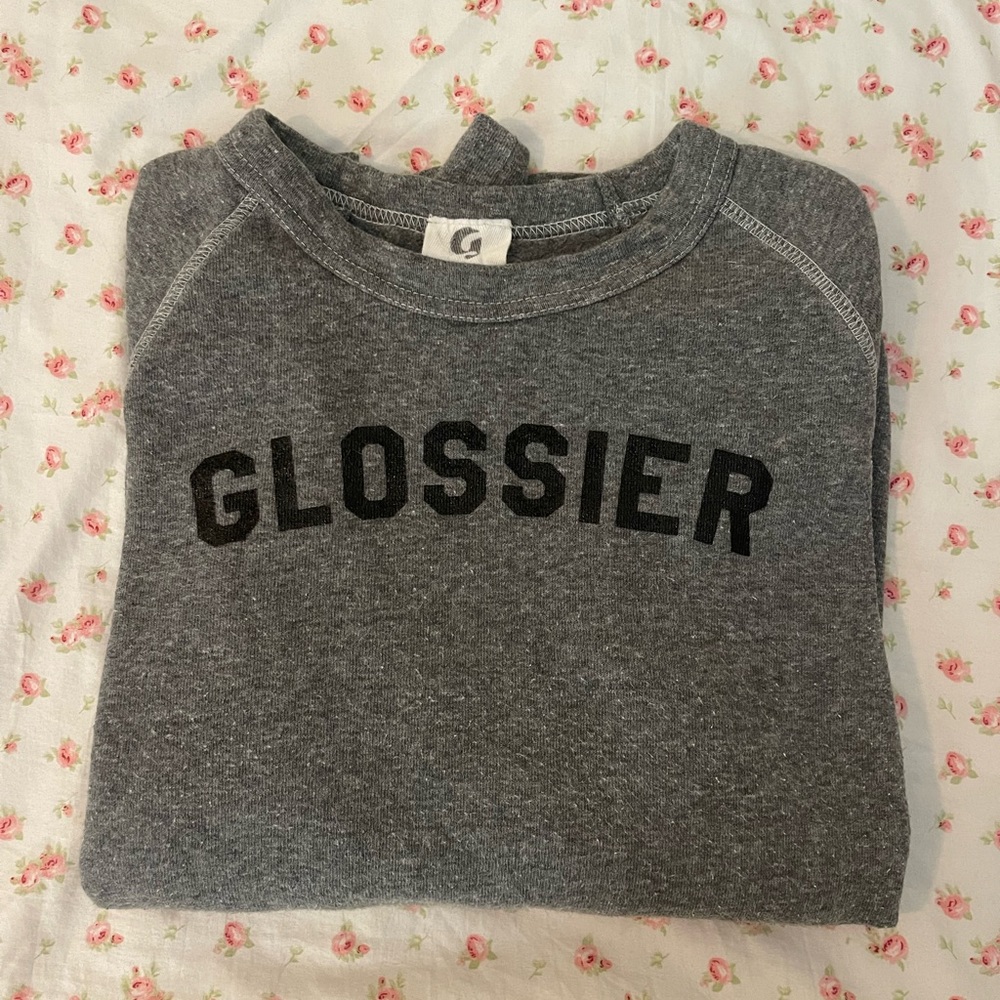 Grey Glossier Crewneck